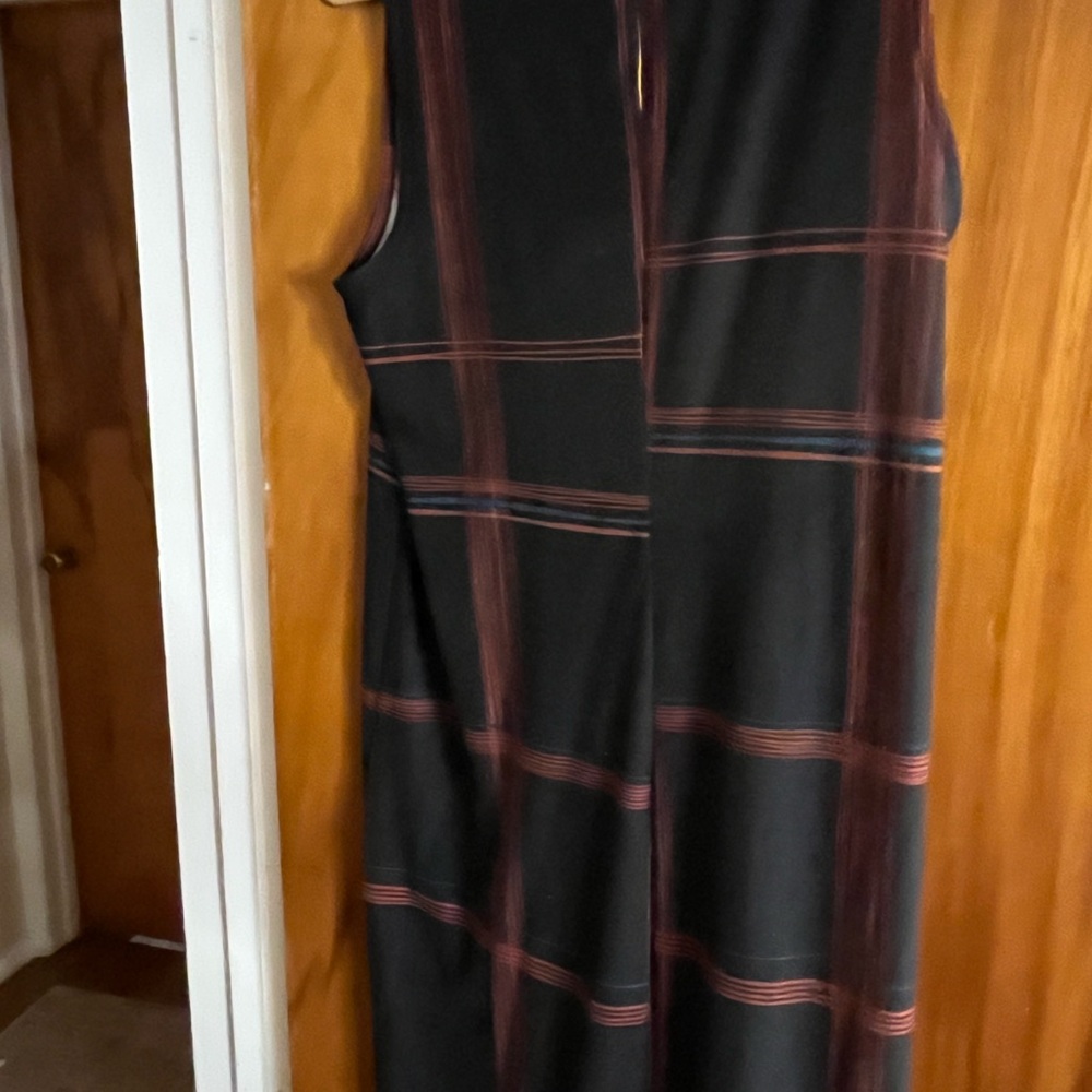 Apt. 9 Black and Red Striped Midi Dress - Picture 2 of 4